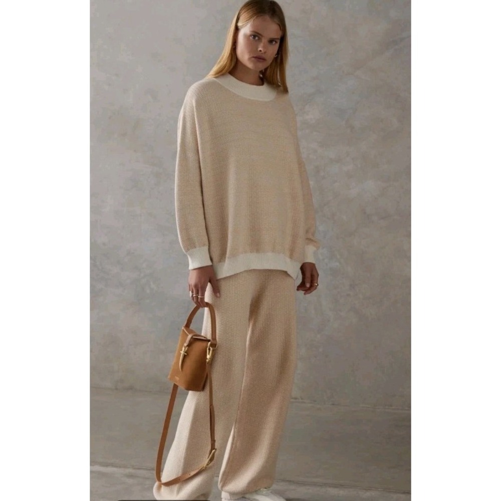 Sancia The Saybel S Knit Two Piece Sweater And Drawstring Pant $425